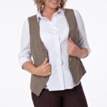 что одеть жилет женский 0817-623