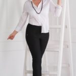 что одеть брюки женские 097-48