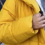что одеть Пуховик женский 3133(желтый/молочный)