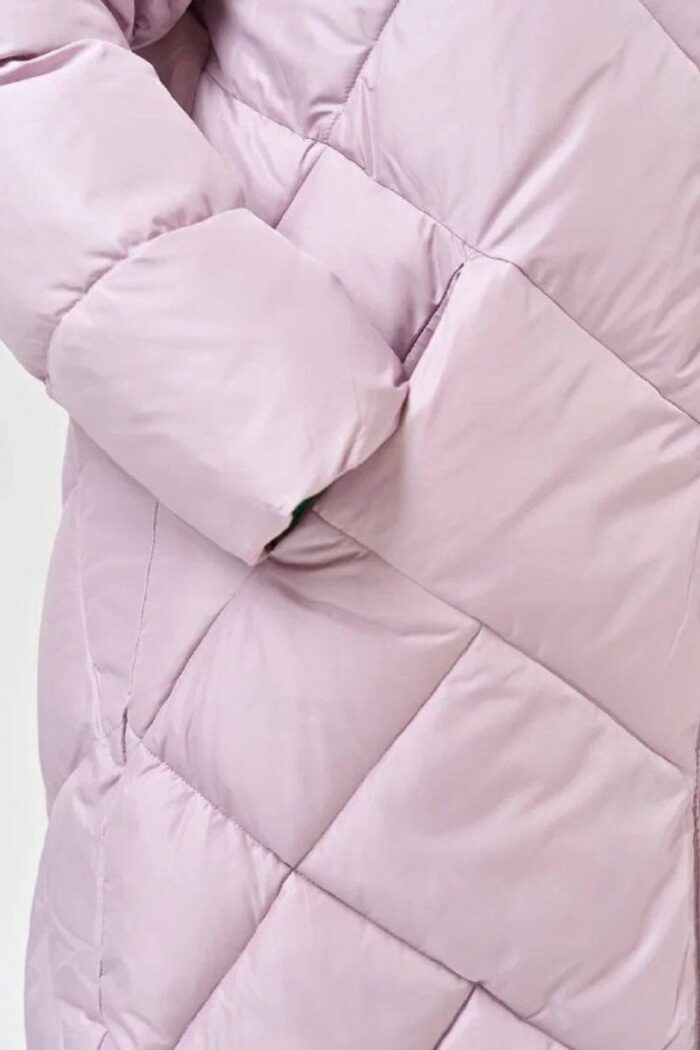 Пуховик женский 3144 (розовый) — изображение 3