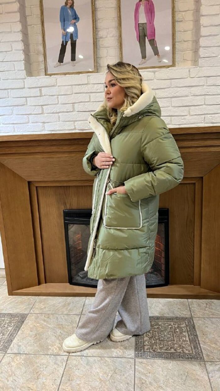 Пуховик женский 3281( графит ) — изображение 2