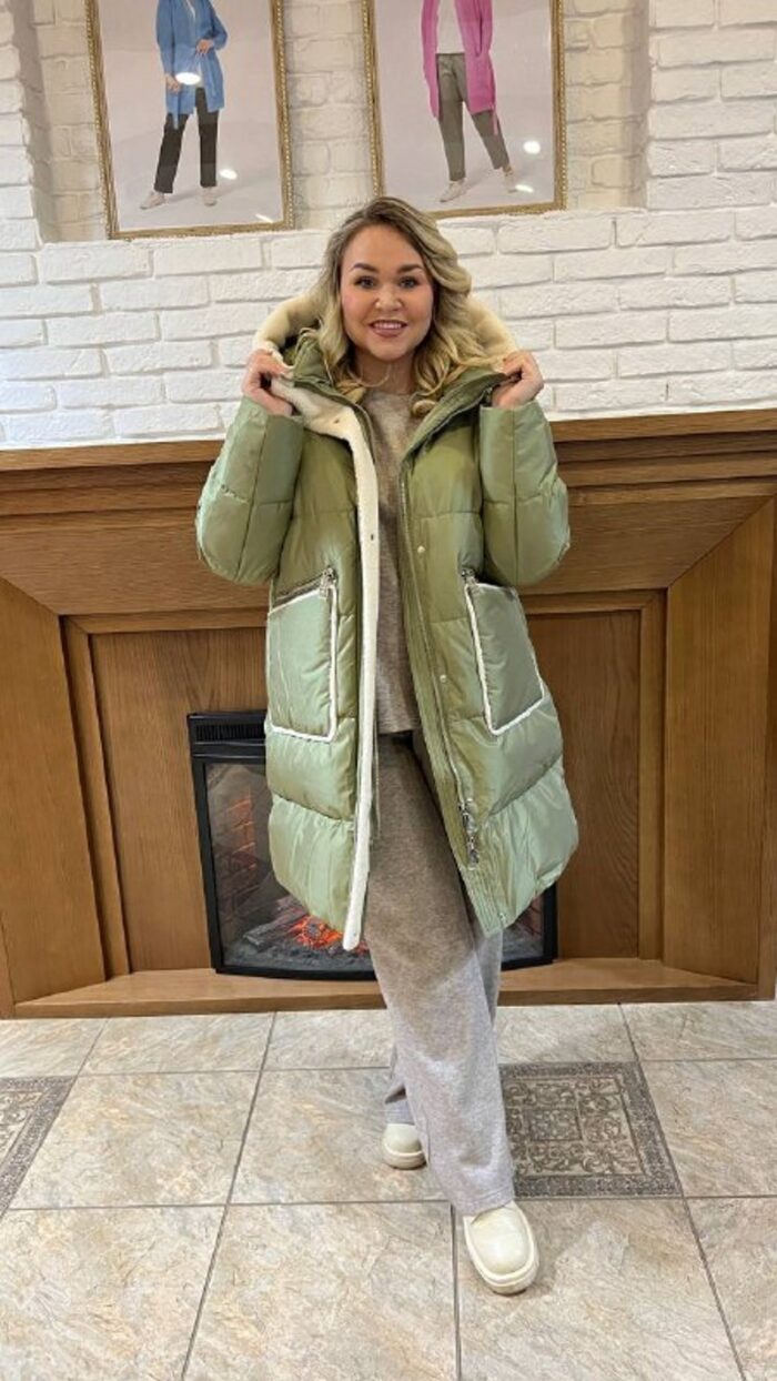 Пуховик женский 3281( графит ) — изображение 3