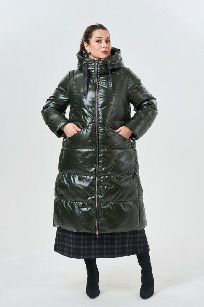 Женская куртка 3677 (хаки) — изображение 2