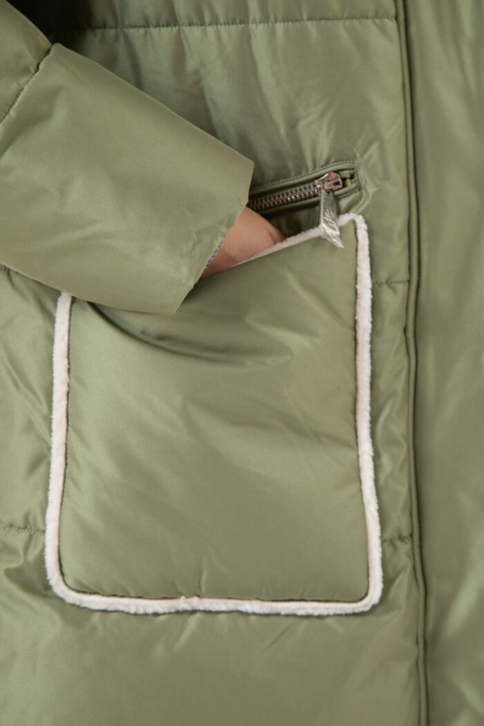 Пуховик женский 3281-1( хаки ) — изображение 4