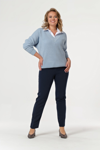 Брюки классические со стрелками женские прямые деловые La Diano