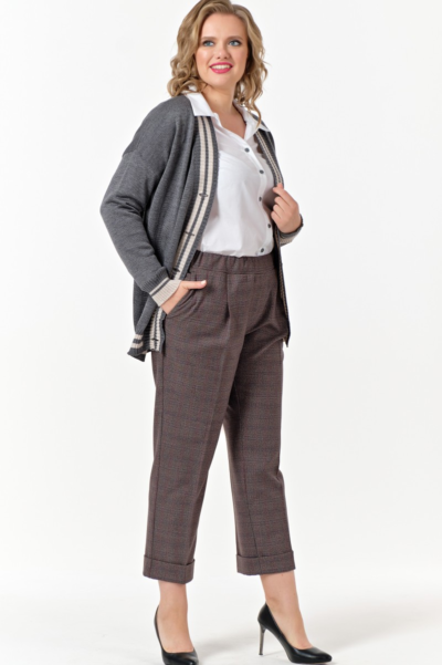 Вязаный кардиган прямого силуэта с V-образным вырезом La Diano