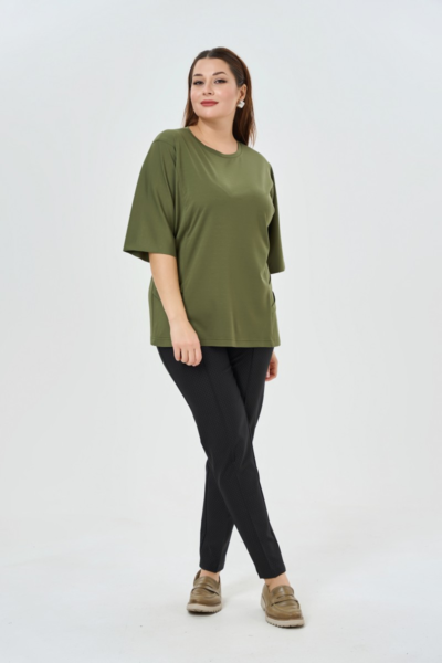 Блузка женская свободного кроя с декоративными элементами La Diano