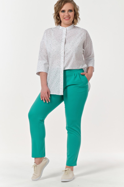 Брюки женские зауженные с высокой посадкой классические La Diano