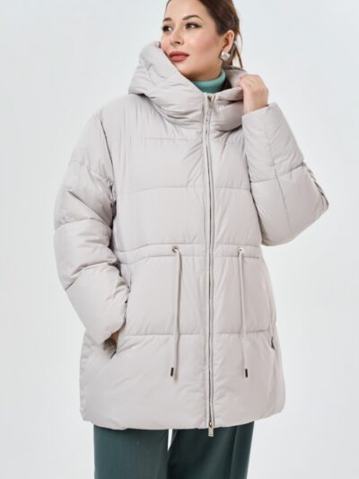 Женская куртка 3768(бежевая)