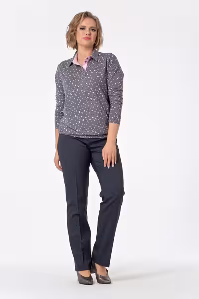 Классические брюки женские с высокой посадкой и стрелками