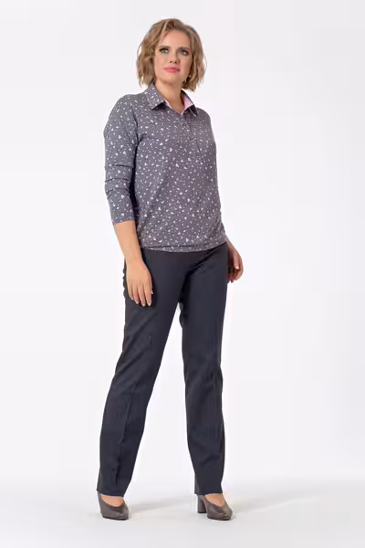 Классические брюки женские с высокой посадкой и стрелками