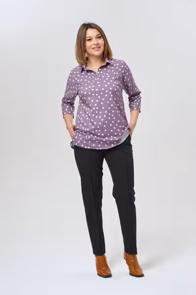 Брюки укороченные зауженные со стрелками для офиса черные