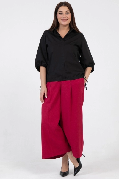 Широкие брюки кюлоты со стрелками средняя посадка La Diano