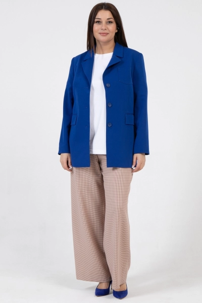 Широкие брюки больших размеров с высокой посадкой La Diano