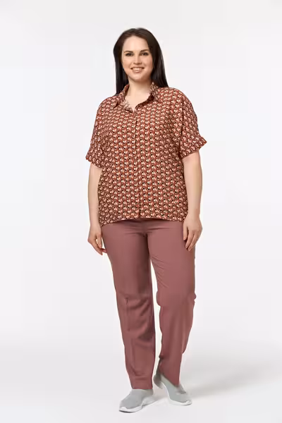 Зауженные льняные брюки со стрелками для офиса и города