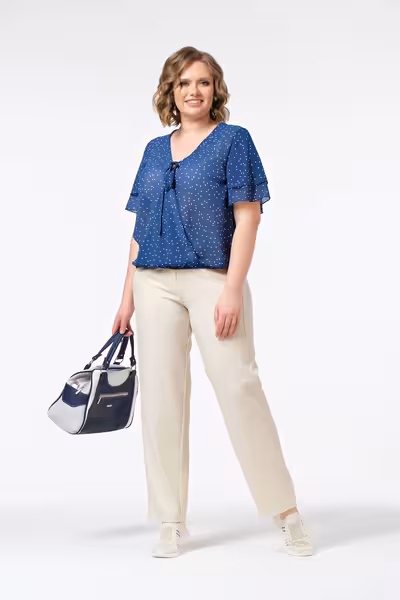 Льняные брюки свободного кроя с лампасами бежевые