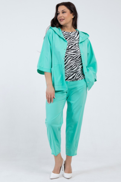 Зауженные брюки до щиколотки с резинкой и карманами La Diano