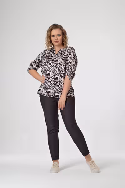 Брюки женские прямые со стрелками средняя посадка классические